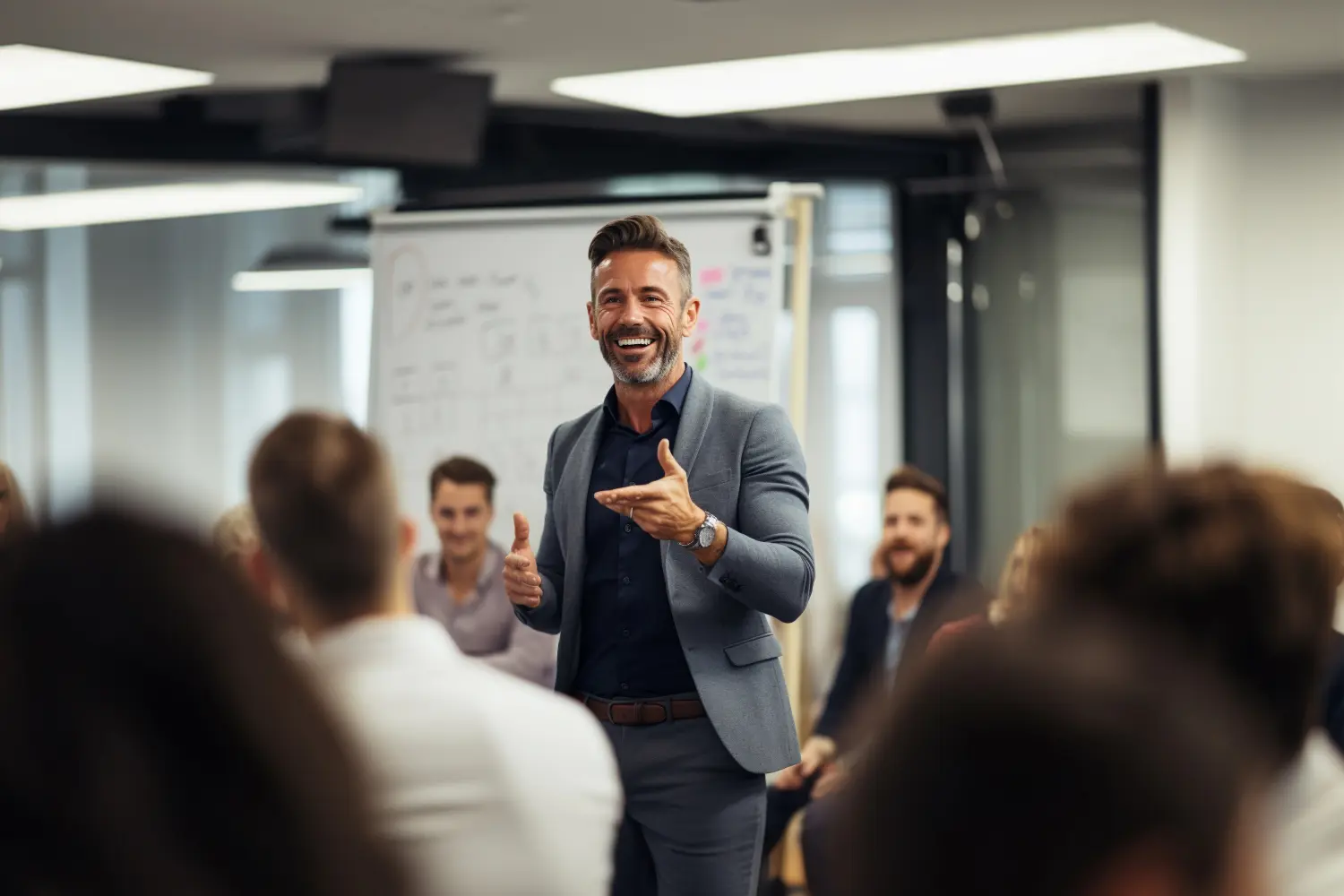 Konferenzschulungsplanung oder Lerncoaching. Geschäftskonzept